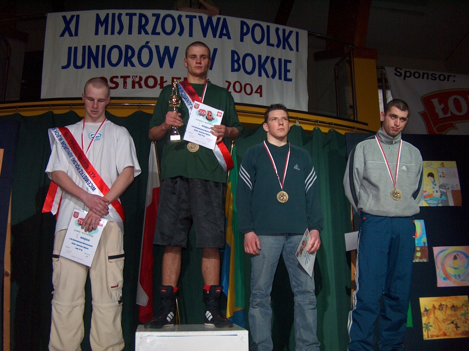 Mistrzostwa Polski juniorów w boksie 2004 Ostrołęka - zdjęcie #11 - eOstroleka.pl