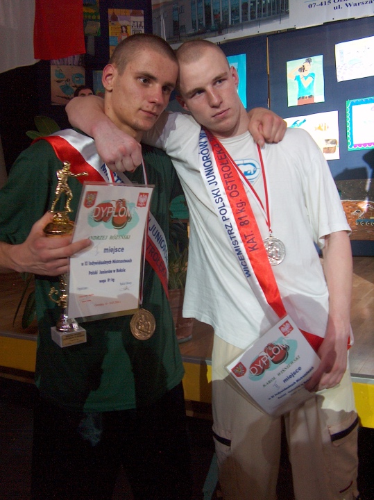 Mistrzostwa Polski juniorów w boksie 2004 Ostrołęka - zdjęcie #8 - eOstroleka.pl