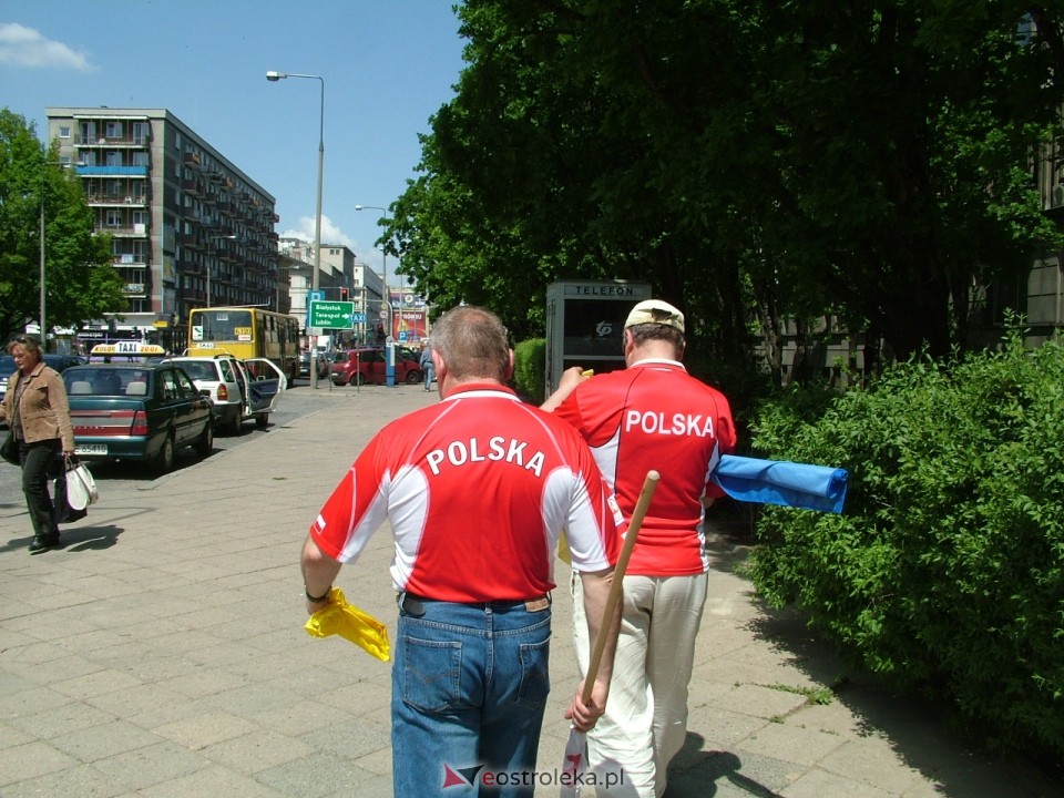 Pikieta pracowników elektrowni Ostrołęka Warszawa 2005 - zdjęcie #3 - eOstroleka.pl