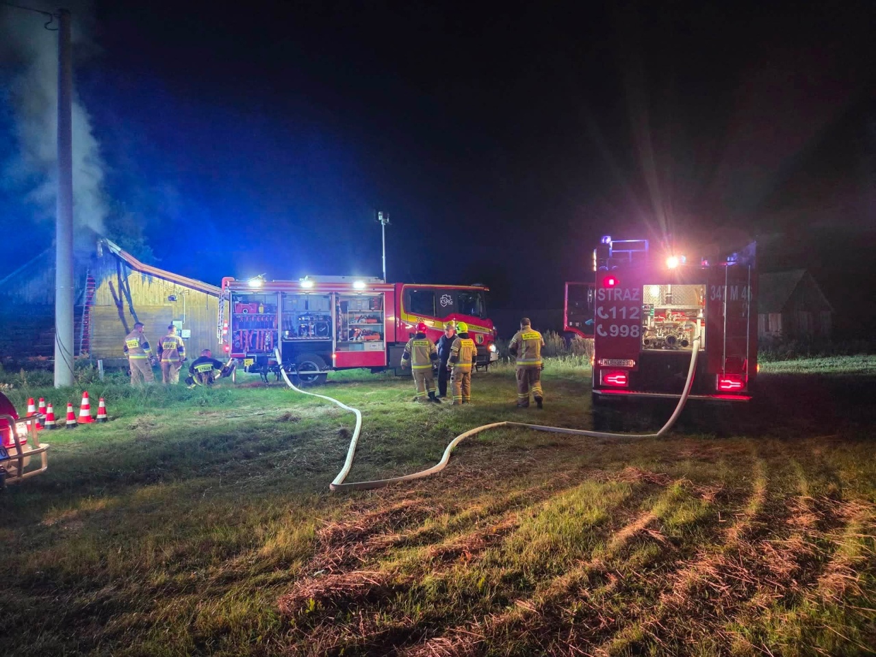 Pożar w Bandysiach [24.08.2026] - zdjęcie #12 - eOstroleka.pl