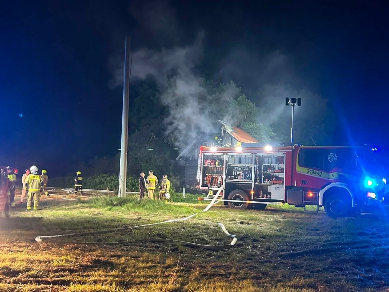 Pożar w Bandysiach [24.08.2026] - zdjęcie #9 - eOstroleka.pl