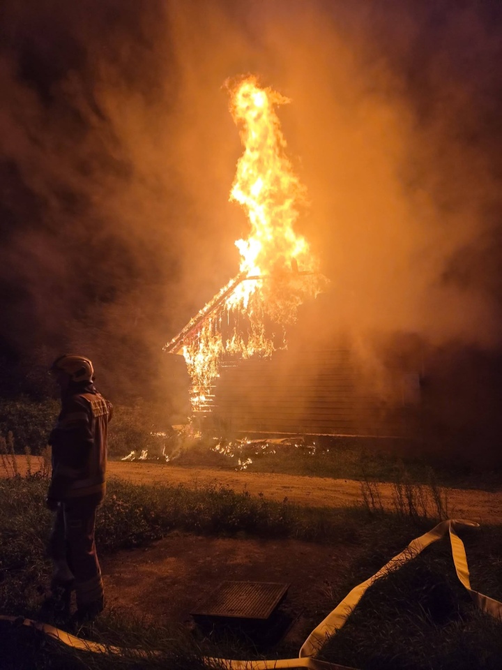 Pożar w Bandysiach [24.08.2026] - zdjęcie #7 - eOstroleka.pl