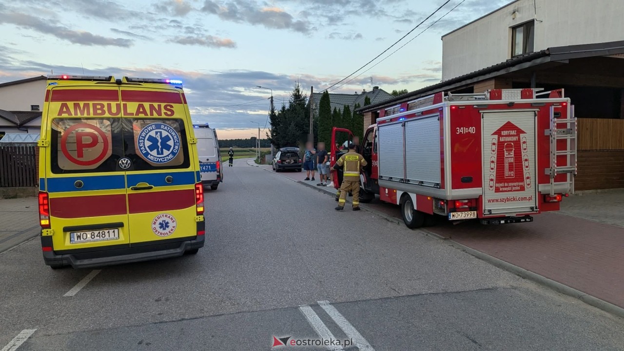 Zderzenie motocyklisty z BMW w Czerwinie [30.08.2026] - zdjęcie #2 - eOstroleka.pl