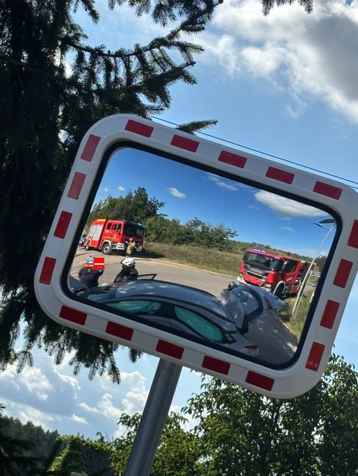 Wypadek w Lipnikach, fot. OSP Lipniki [3.09.2026] - zdjęcie #3 - eOstroleka.pl