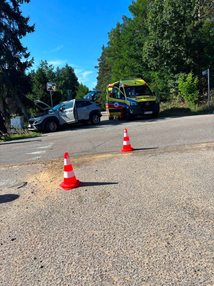 Wypadek w Lipnikach, fot. OSP Lipniki [3.09.2026] - zdjęcie #2 - eOstroleka.pl