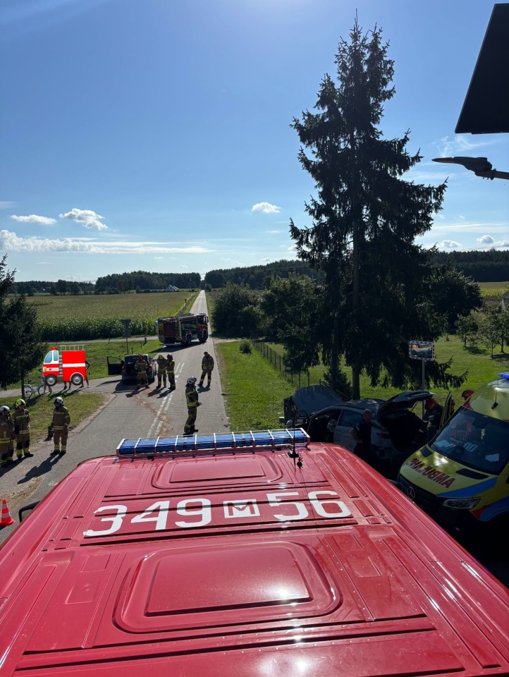 Wypadek w Lipnikach, fot. OSP Lipniki [3.09.2026] - zdjęcie #4 - eOstroleka.pl