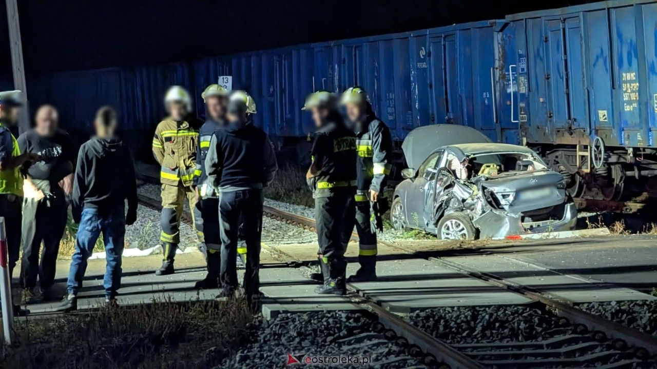 Wypadek w Gucinie na przejeździe kolejowym [8.09.2026] - zdjęcie #3 - eOstroleka.pl