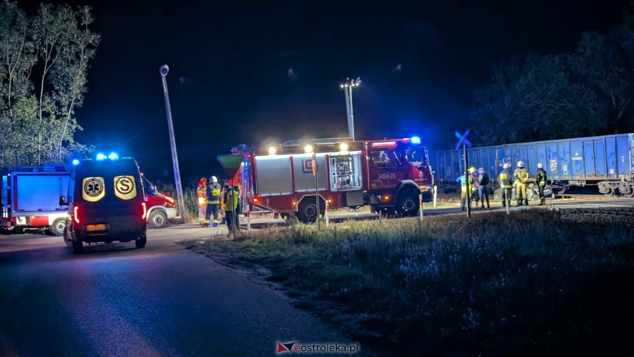 Wypadek w Gucinie na przejeździe kolejowym [8.09.2026] - zdjęcie #1 - eOstroleka.pl