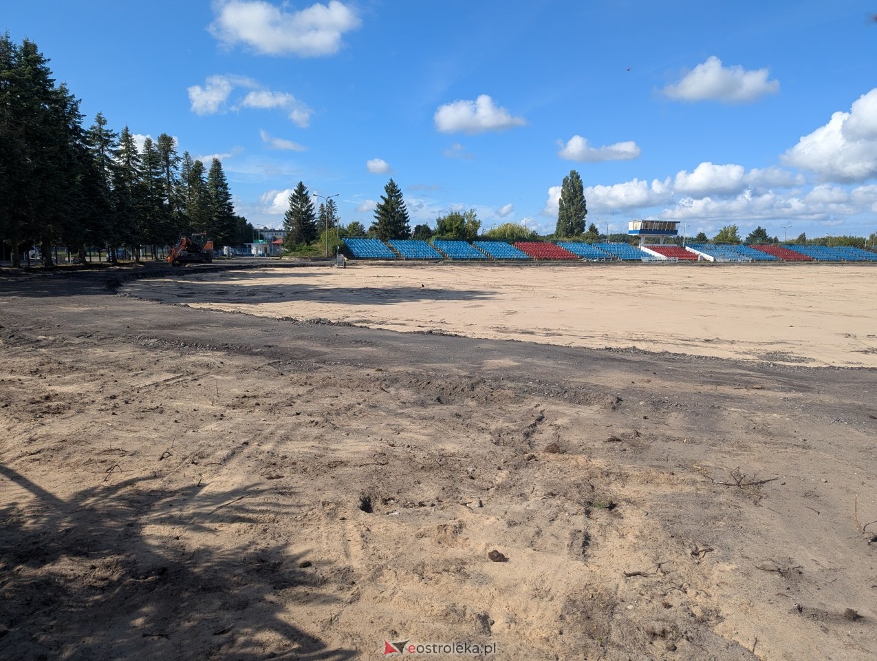 Stadion w Ostrołęce w przebudowie [15.09.2026] - zdjęcie #8 - eOstroleka.pl