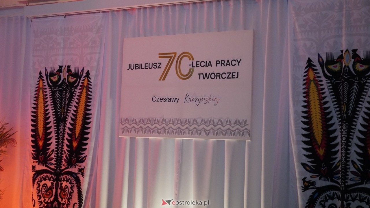 Jubileusz 70-lecia pracy twórczej Czesławy Kaczyńskiej [24.09.2026] - zdjęcie #36 - eOstroleka.pl