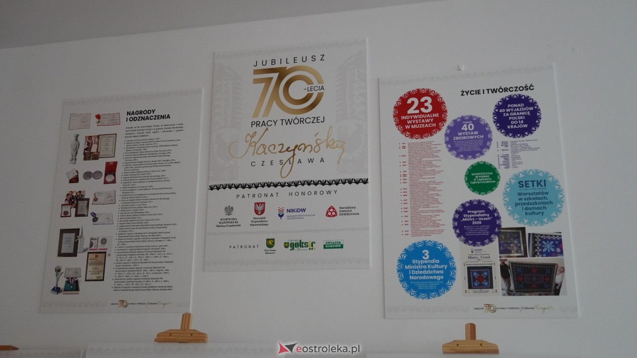 Jubileusz 70-lecia pracy twórczej Czesławy Kaczyńskiej [24.09.2026] - zdjęcie #21 - eOstroleka.pl