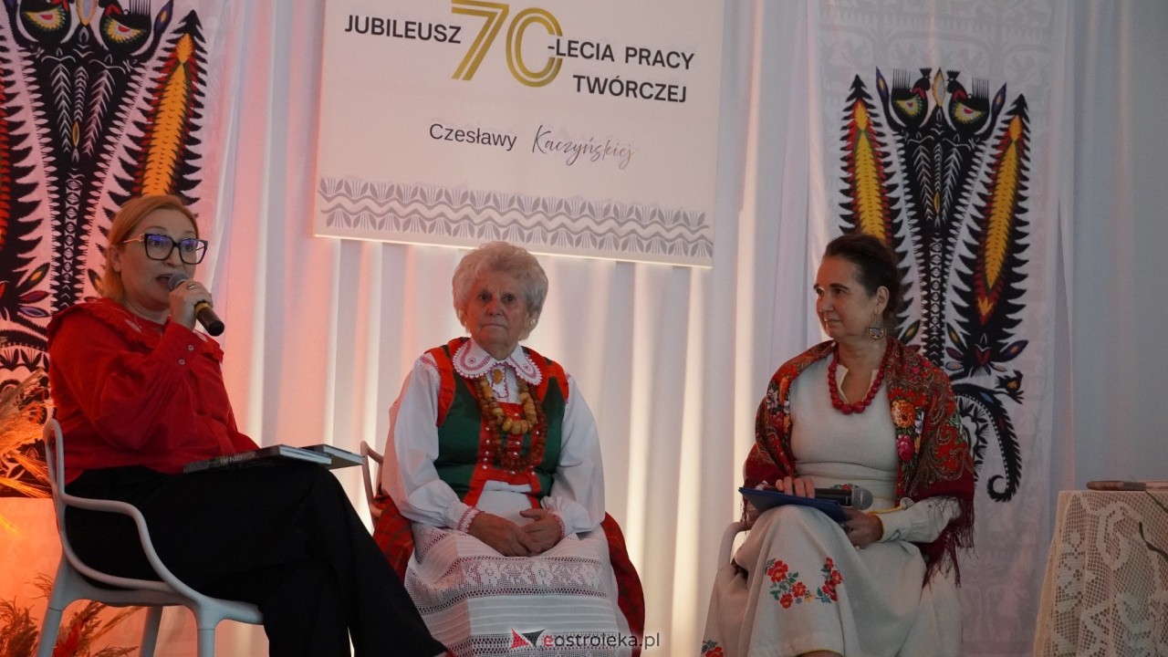 Jubileusz 70-lecia pracy twórczej Czesławy Kaczyńskiej [24.09.2026] - zdjęcie #9 - eOstroleka.pl