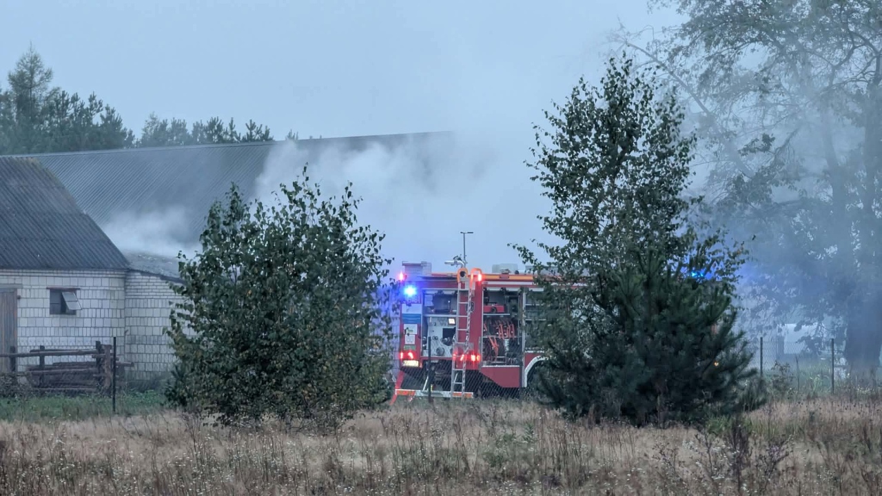 Pożar w Kamiance [25.09.2026] - zdjęcie #2 - eOstroleka.pl