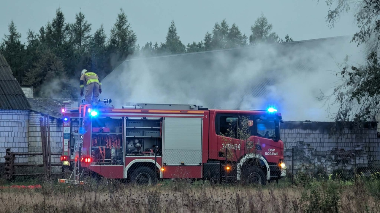Pożar w Kamiance [25.09.2026] - zdjęcie #12 - eOstroleka.pl