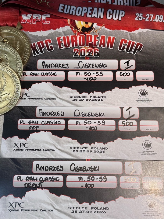 European Cup Powerlifting federacji XPC - zdjęcie #1 - eOstroleka.pl