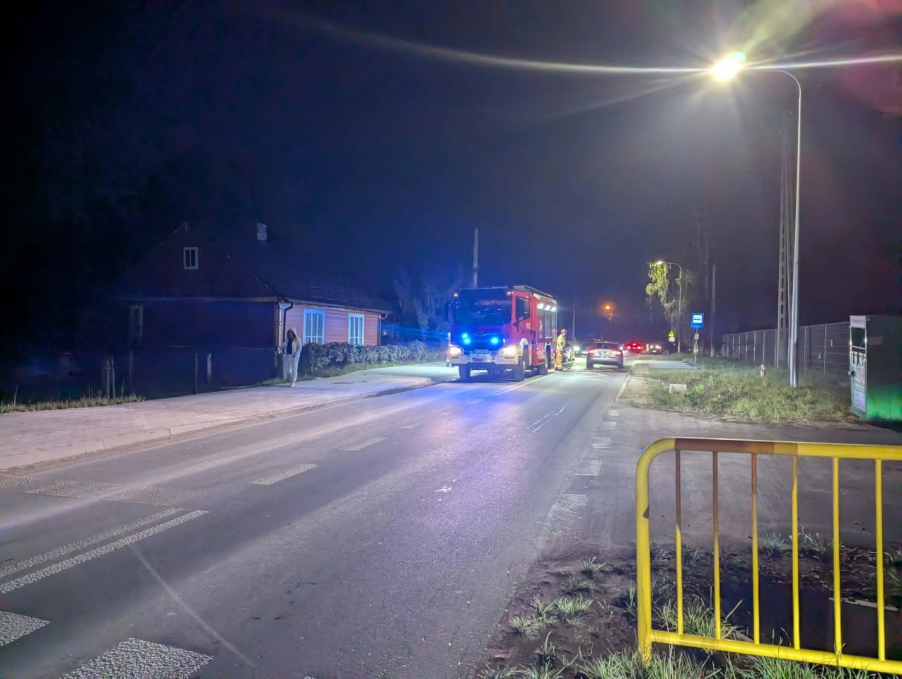 Pożar samochodu na ul. Słonecznej [27.09.2026] - zdjęcie #6 - eOstroleka.pl