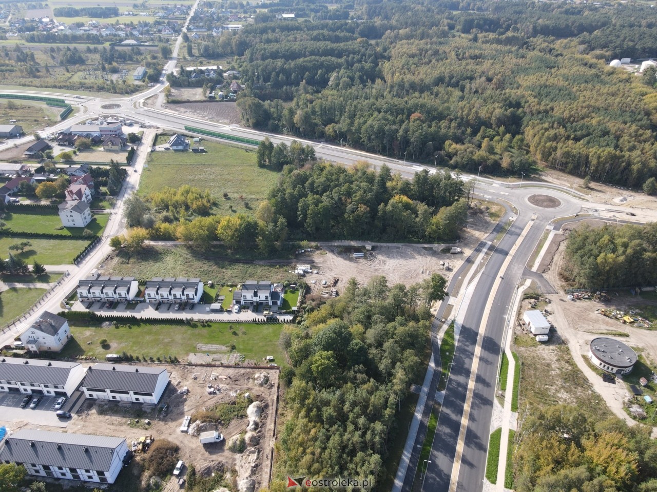 Budowa południowej obwodnicy, ulica Nowopomian - zdjęcie #23 - eOstroleka.pl