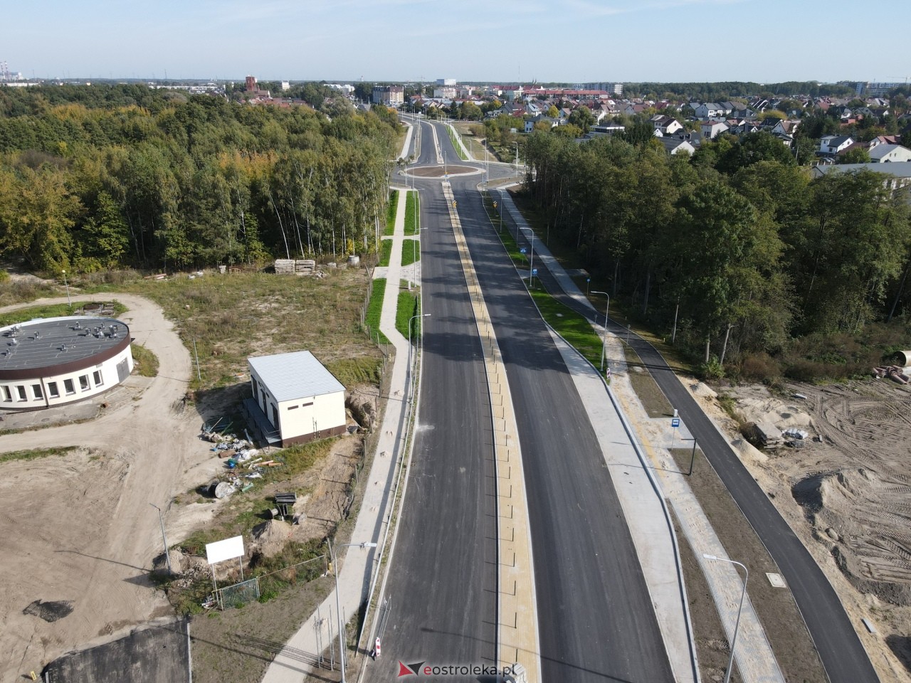 Budowa południowej obwodnicy, ulica Nowopomian - zdjęcie #11 - eOstroleka.pl