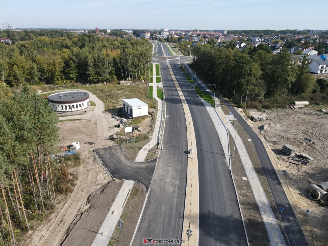 Budowa południowej obwodnicy, ulica Nowopomian - zdjęcie #8 - eOstroleka.pl
