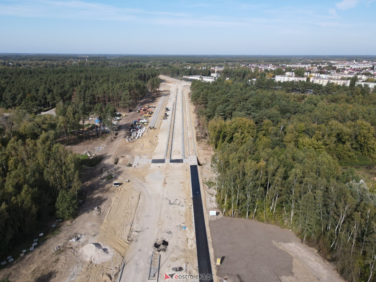 Budowa południowej obwodnicy, ulica Nowopomian - zdjęcie #5 - eOstroleka.pl