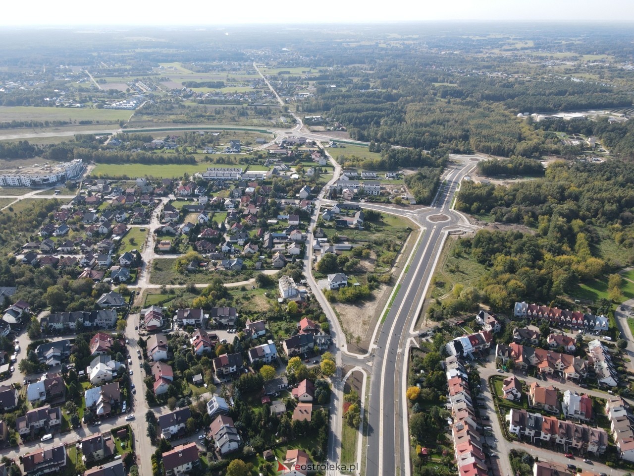 Budowa południowej obwodnicy, ulica Nowopomian - zdjęcie #32 - eOstroleka.pl