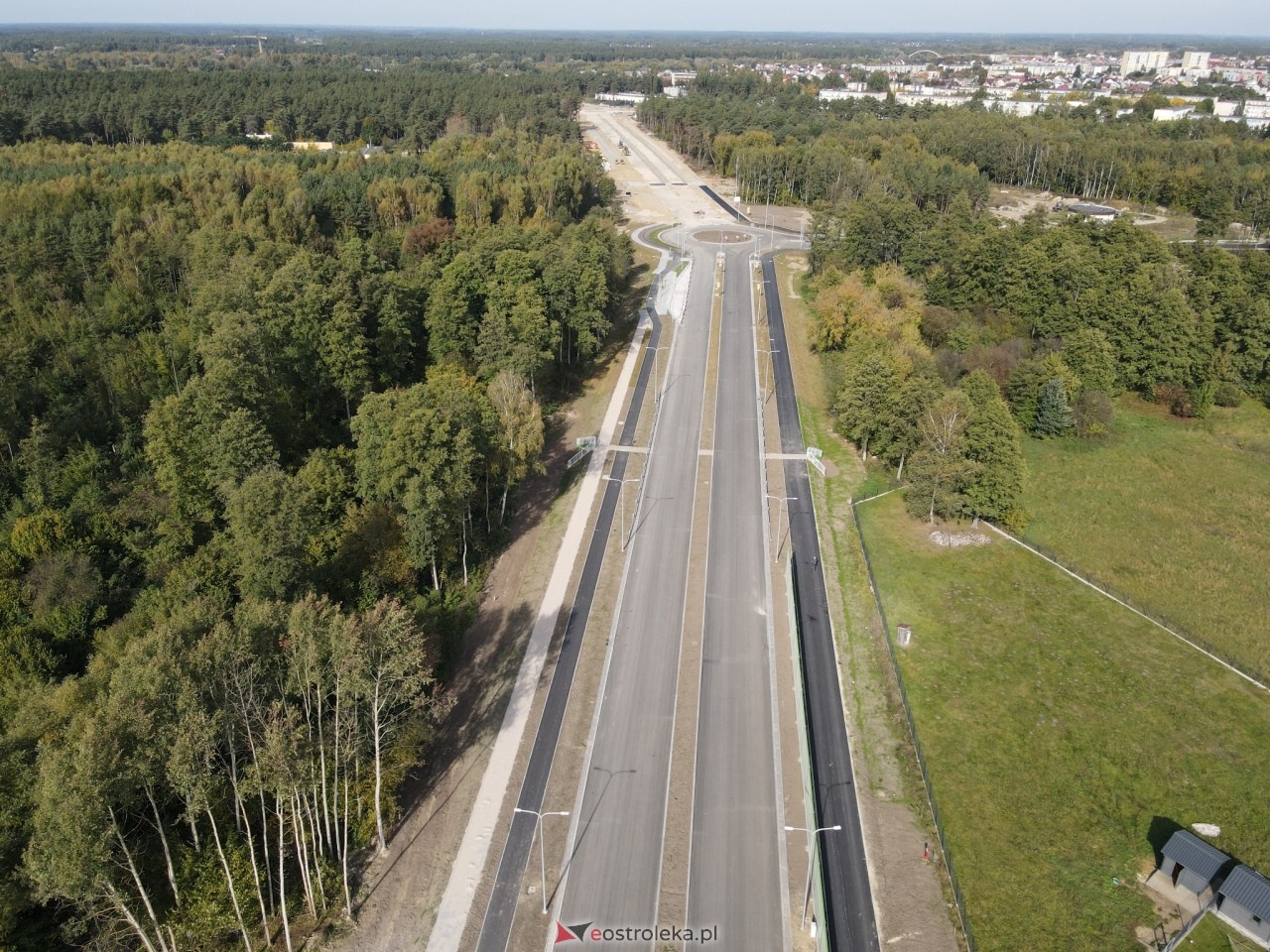 Budowa południowej obwodnicy, ulica Nowopomian - zdjęcie #1 - eOstroleka.pl