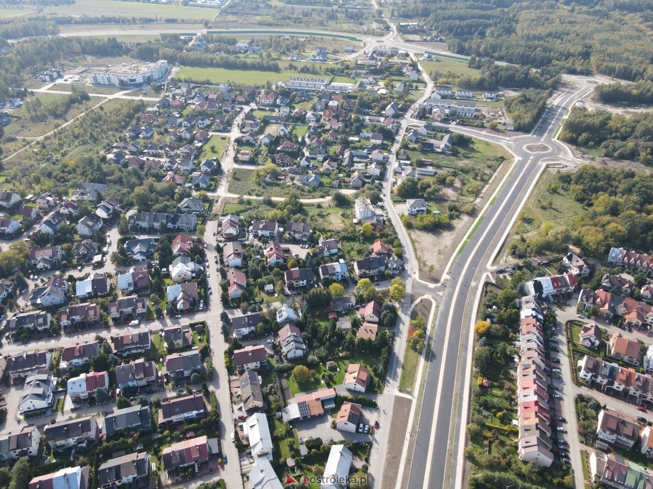 Budowa południowej obwodnicy, ulica Nowopomian - zdjęcie #28 - eOstroleka.pl
