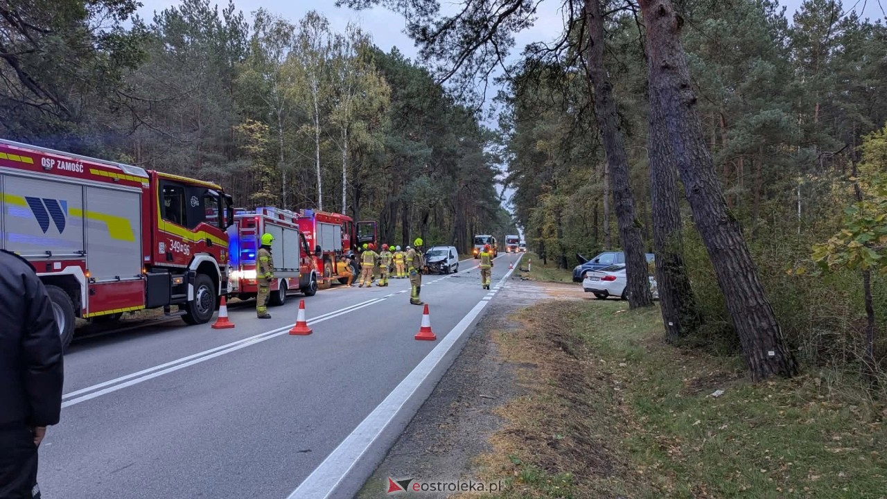 Wypadek w Borowcach [12.10.2026] - zdjęcie #2 - eOstroleka.pl