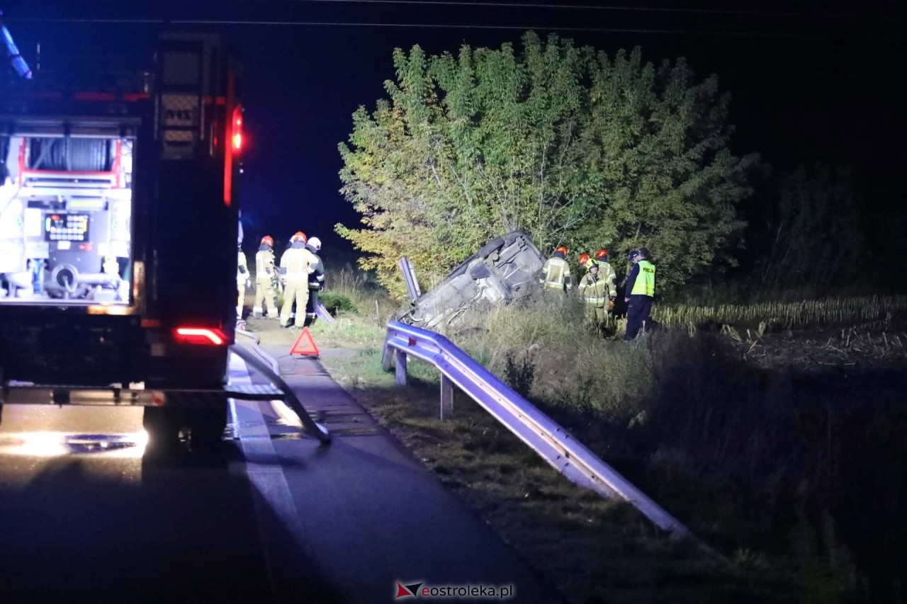 Dachowanie na trasie Kadzidło - Jeglijowiec [12.10.2026] - zdjęcie #16 - eOstroleka.pl