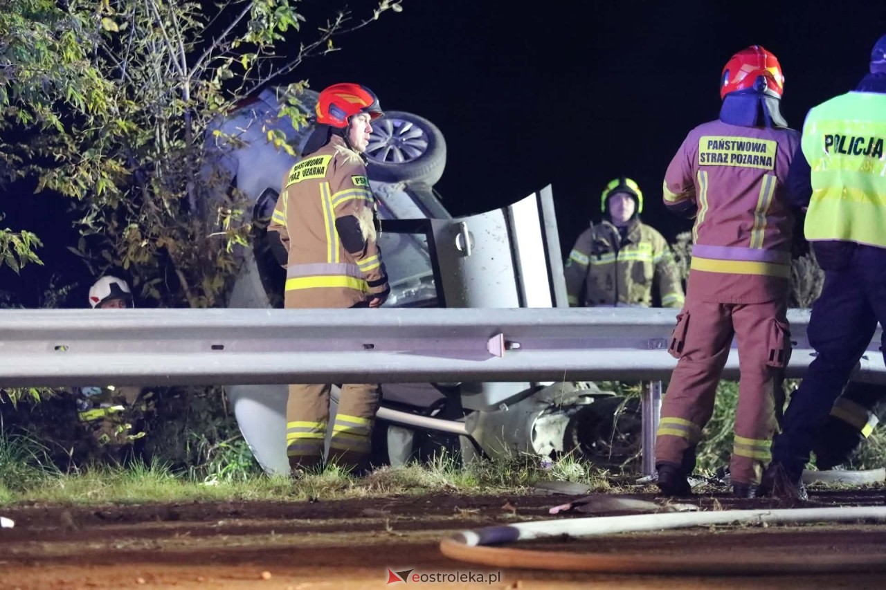 Dachowanie na trasie Kadzidło - Jeglijowiec [12.10.2026] - zdjęcie #12 - eOstroleka.pl