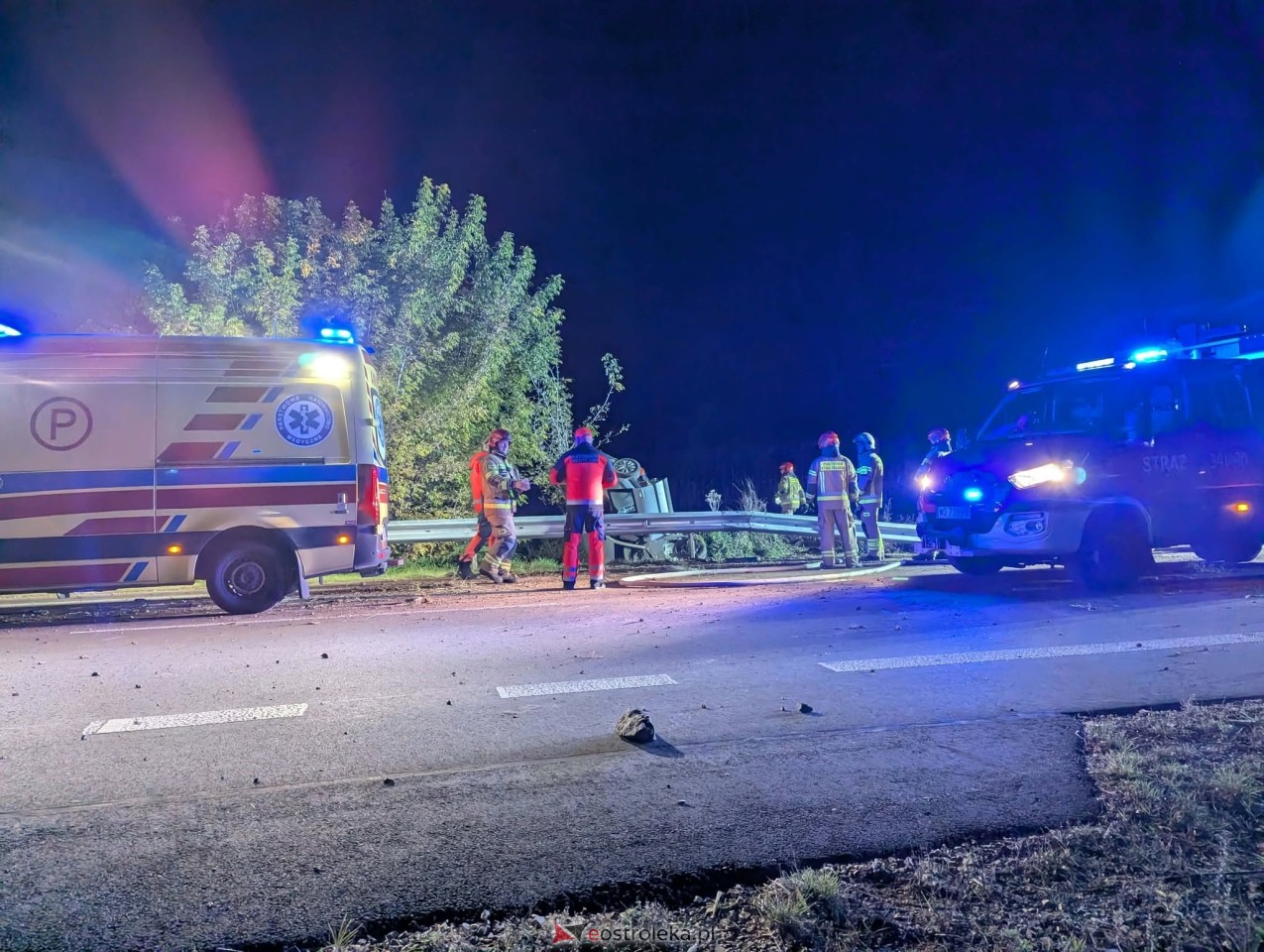 Dachowanie na trasie Kadzidło - Jeglijowiec [12.10.2026] - zdjęcie #9 - eOstroleka.pl