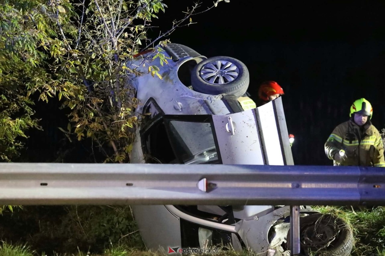 Dachowanie na trasie Kadzidło - Jeglijowiec [12.10.2026] - zdjęcie #7 - eOstroleka.pl