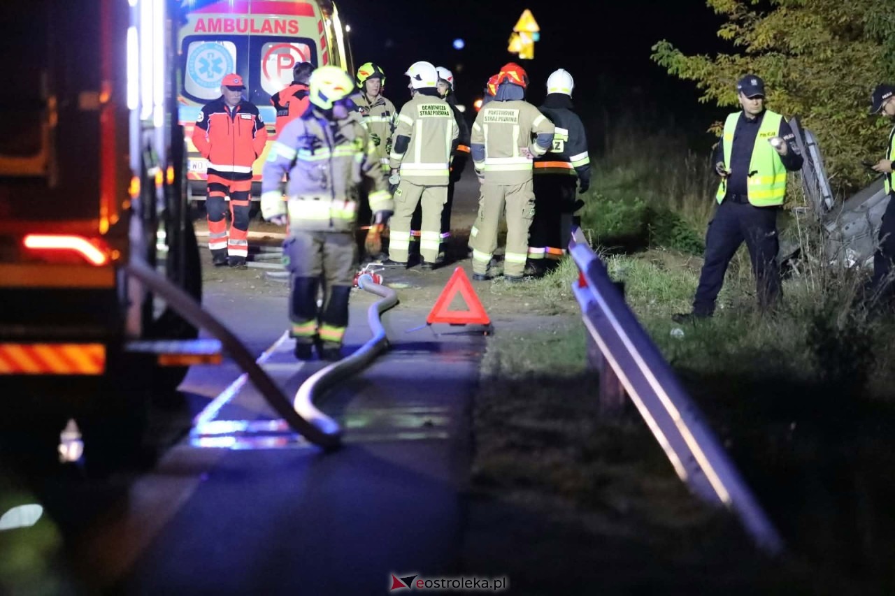 Dachowanie na trasie Kadzidło - Jeglijowiec [12.10.2026] - zdjęcie #3 - eOstroleka.pl