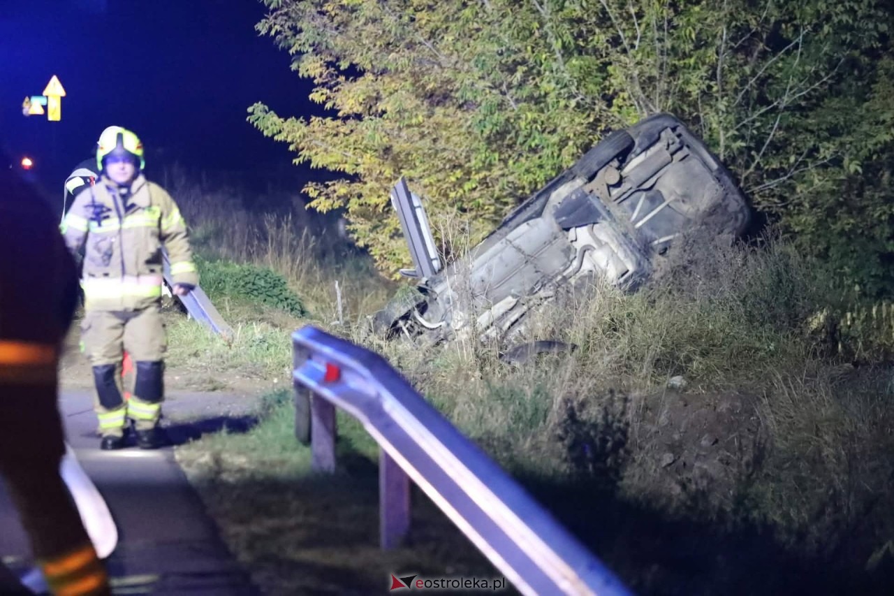 Dachowanie na trasie Kadzidło - Jeglijowiec [12.10.2026] - zdjęcie #2 - eOstroleka.pl
