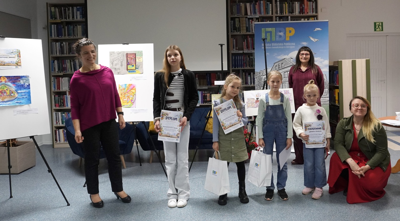 „Moja Bezpieczna Przystań - Biblioteka”. W Ostrołęce wręczono nagrody w konkursie artystycznym [19.10.2026] - zdjęcie #2 - eOstroleka.pl