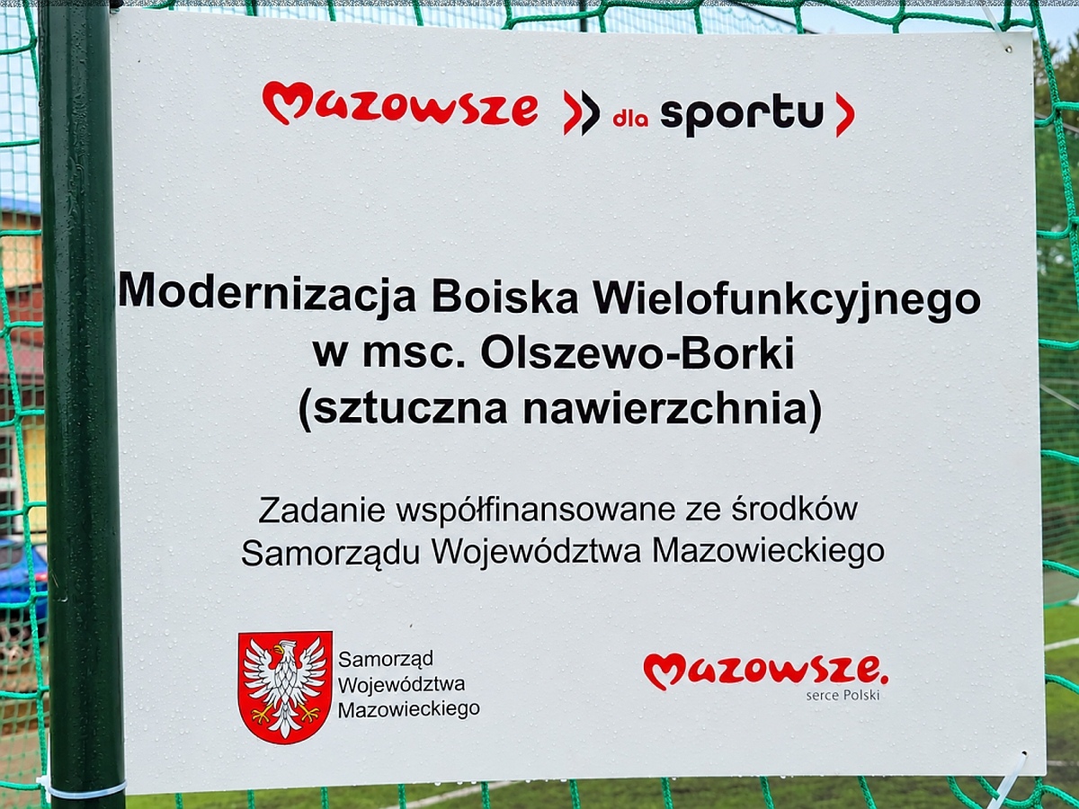 Odnowione boisko w Olszewie-Borkach [21.10.2026] - zdjęcie #2 - eOstroleka.pl