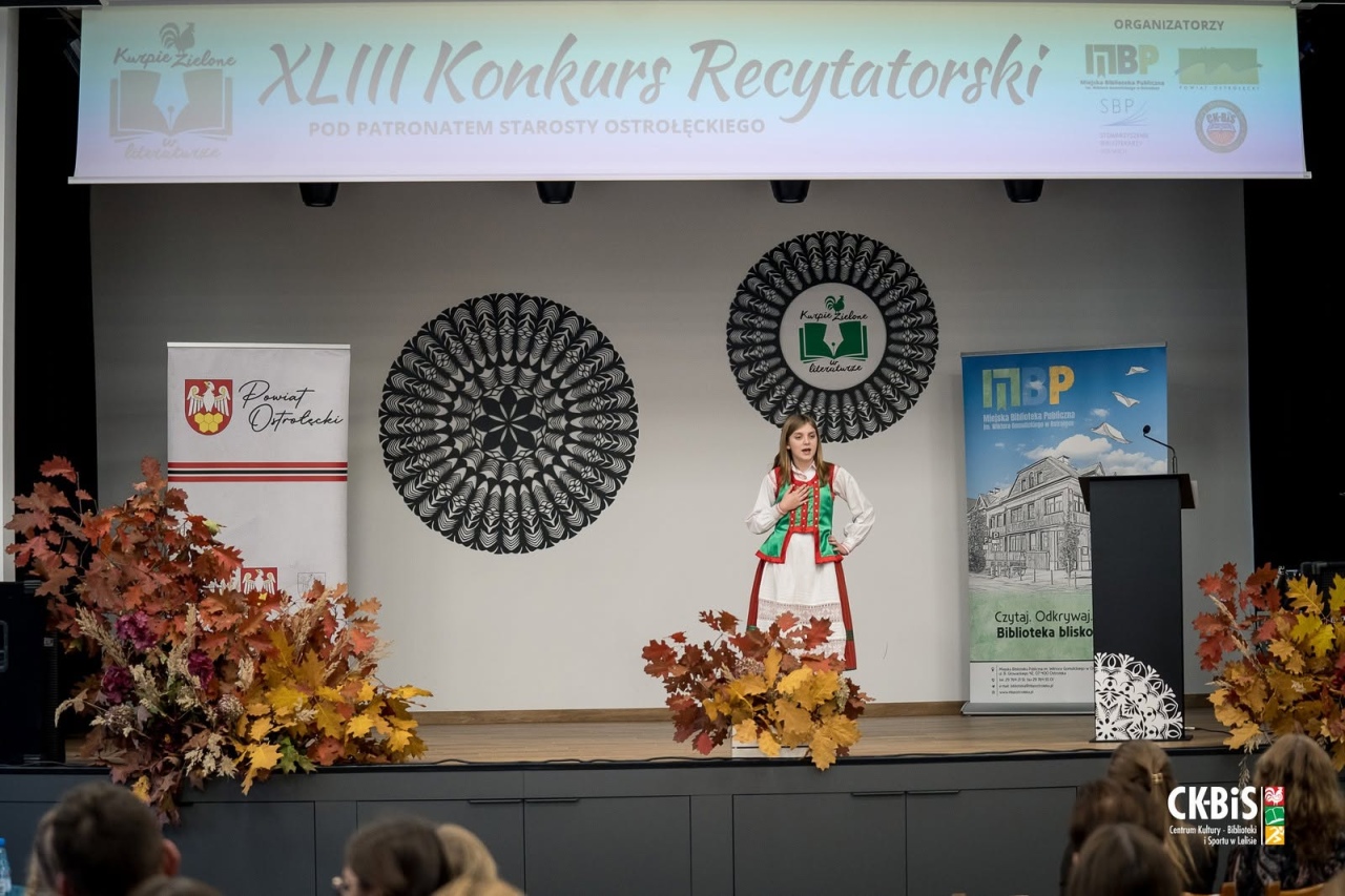 Finał XLIII Konkursu Recytatorskiego „Kurpie Zielone w Literaturze” [20.10.2026] - zdjęcie #38 - eOstroleka.pl