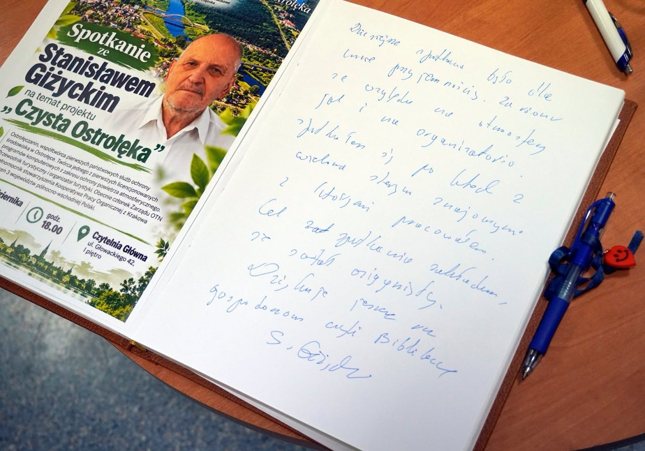 Czyste miasto to woda i powietrze. Ciekawa rozmowa z ekologiem w ostrołęckiej bibliotece [26.10.2026] - zdjęcie #13 - eOstroleka.pl