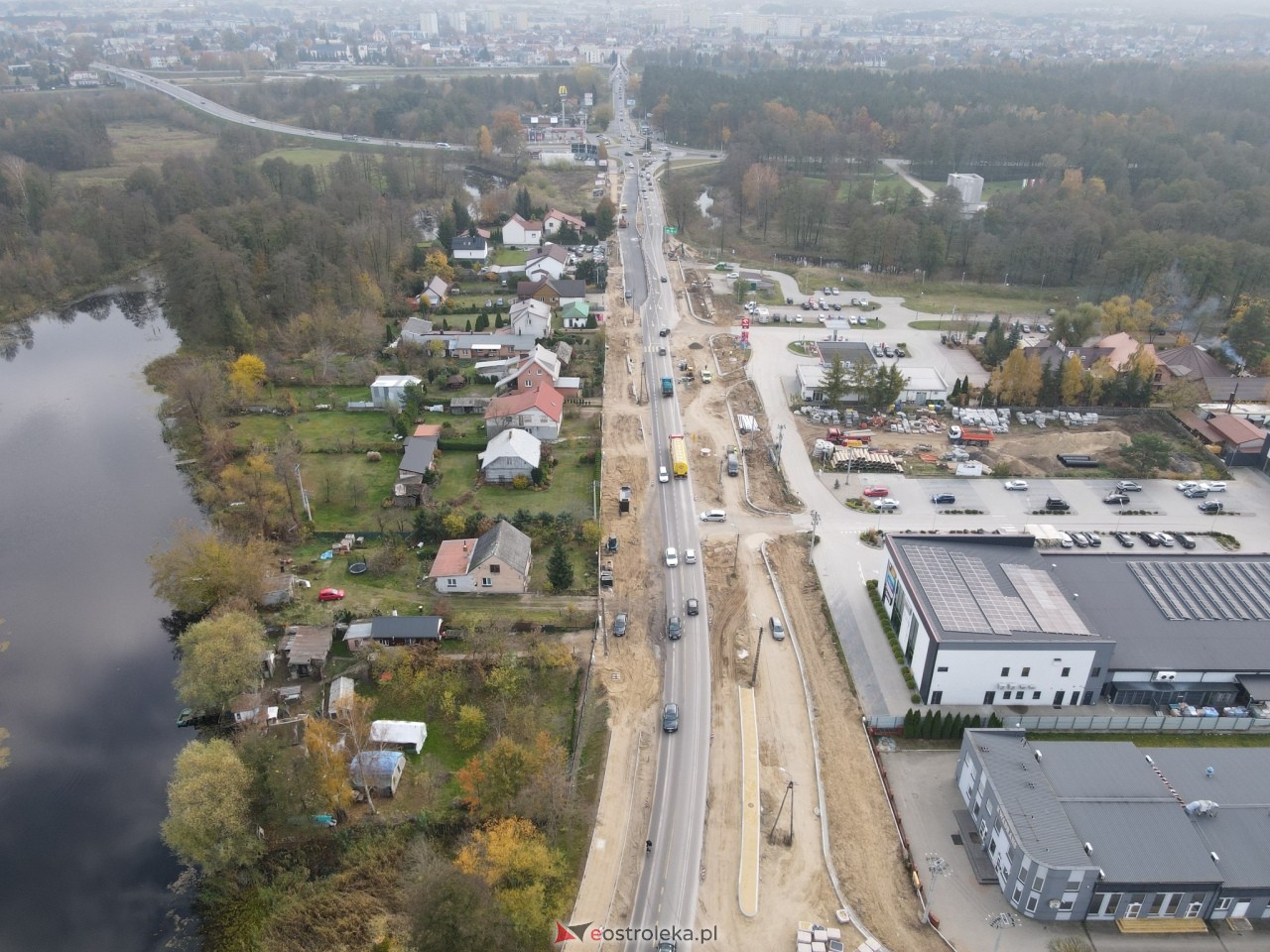 Budowa ulicy Stacha Konwy, 29.10.2026 - zdjęcie #5 - eOstroleka.pl