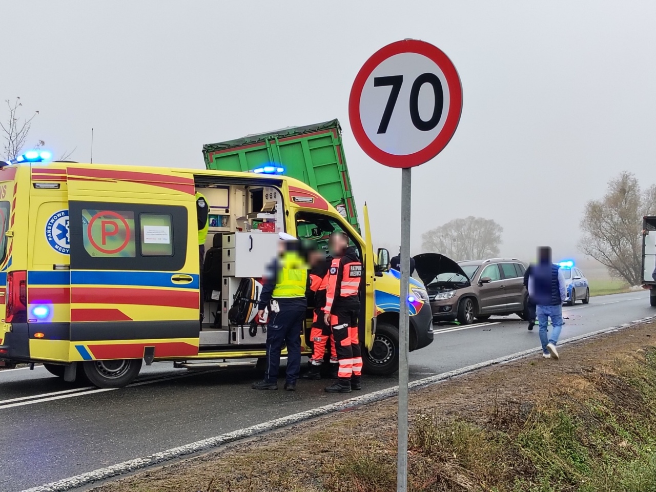 Wypadek w Dylewie [29.10.2026] - zdjęcie #10 - eOstroleka.pl