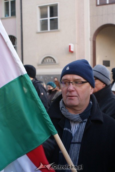 Pikieta przed siedzibą przedstawicielstwa Komisji Europejskiej w Warszawie [17.I.2012] - zdjęcie #2 - eOstroleka.pl