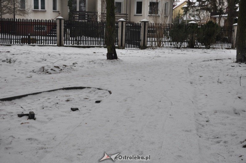 Las przy ulicy Bursztynowej zmienił się w plac budowy [19.I.2012] - zdjęcie #6 - eOstroleka.pl