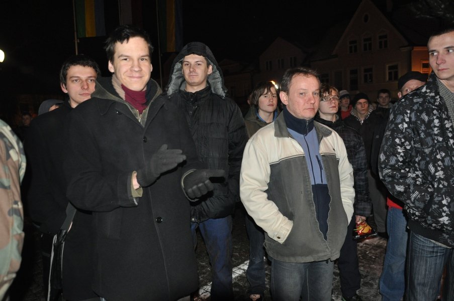 Pikieta przeciwko ACTA w Ostrołęce [25.I.2012] - zdjęcie #25 - eOstroleka.pl