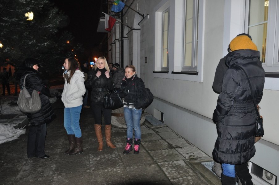Pikieta przeciwko ACTA w Ostrołęce [25.I.2012] - zdjęcie #29 - eOstroleka.pl