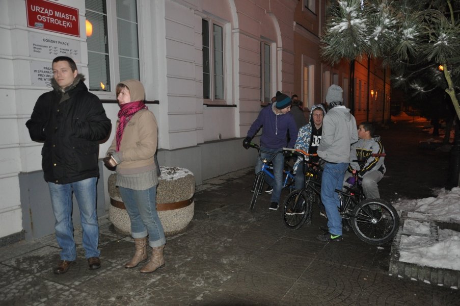 Pikieta przeciwko ACTA w Ostrołęce [25.I.2012] - zdjęcie #23 - eOstroleka.pl