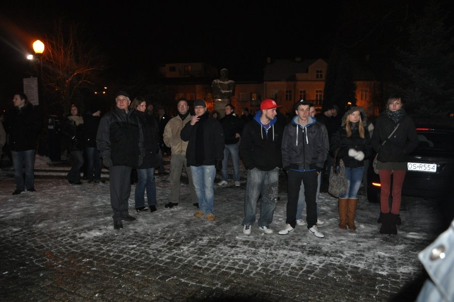 Pikieta przeciwko ACTA w Ostrołęce [25.I.2012] - zdjęcie #55 - eOstroleka.pl