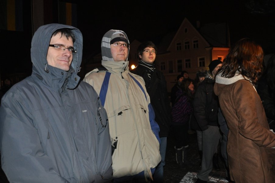 Pikieta przeciwko ACTA w Ostrołęce [25.I.2012] - zdjęcie #64 - eOstroleka.pl