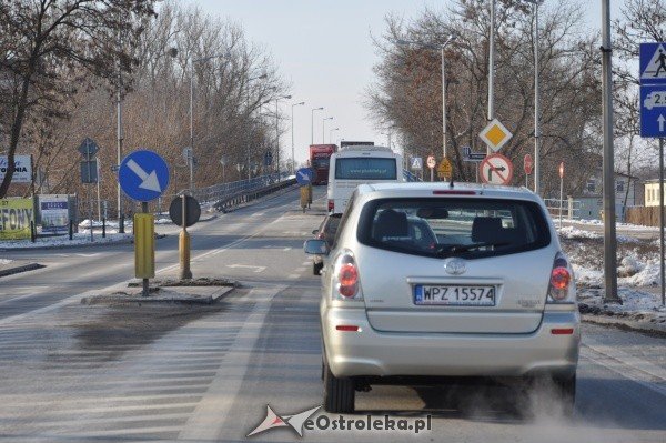 Protestujący kierowcy zakorkowali Ostrołękę [28.I.2012] - zdjęcie #7 - eOstroleka.pl