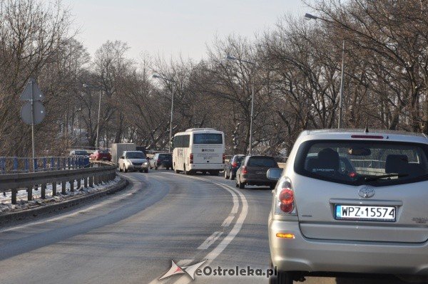 Protestujący kierowcy zakorkowali Ostrołękę [28.I.2012] - zdjęcie #9 - eOstroleka.pl