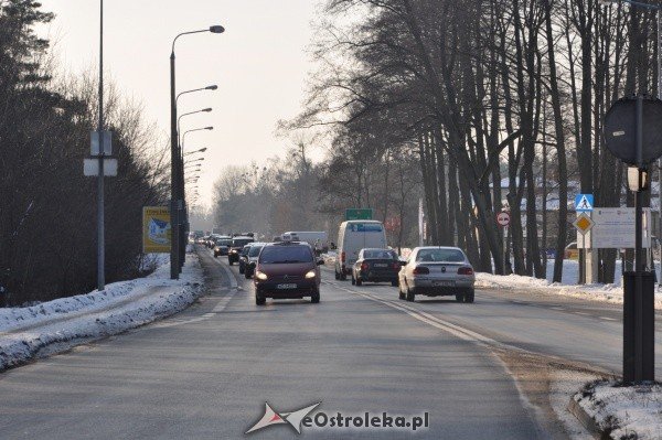 Protestujący kierowcy zakorkowali Ostrołękę [28.I.2012] - zdjęcie #12 - eOstroleka.pl